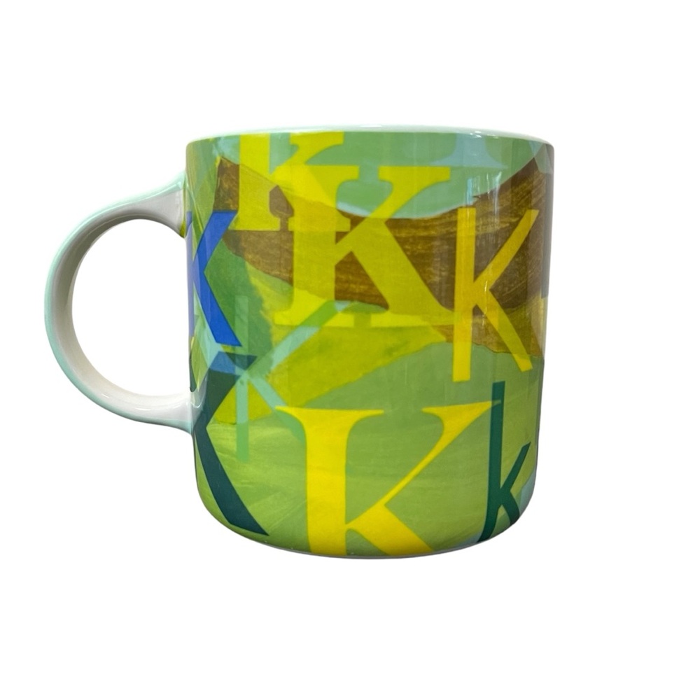 Anthropologie Letter K Monogram Mug